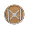 International Concepts Round 36 in Rd Top Pedestal Table, Dining Height, Hickory/Stone, 36 W, 36 L, 29.9 in H, Wood K41-36RT-27B - alternate 5
